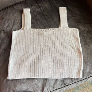 Honest Cotton Square Knit Tank S